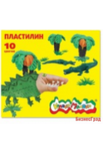 Пластилин "Каляка-Маляка", 10 цветов, 150 г