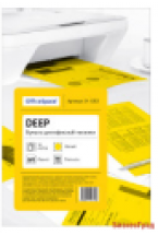 Бумага цветная "OfficeSpace deep", А4, 50 листов, желтая