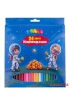 Карандаши "Космонавты", 24 цвета