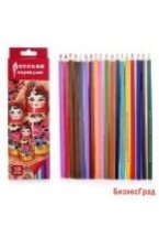 Карандаши цветные "Русский карандаш. Фольклор", 18 цветов