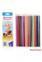 Карандаши цветные "Русский карандаш. Сказки", 18 цветов
