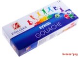 Гуашь "Классика", 12 цветов, блок тара