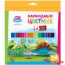 Карандаши "Динозаврики", 24 цвета