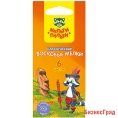 Мелки восковые "Енот на острове Пасхи", 6 цветов
