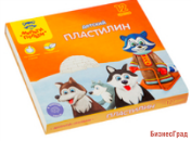 Пластилин "Енот на Аляске", 12 цветов, со стеком