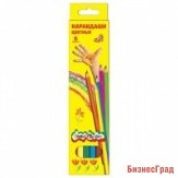 Набор "Каляка-Маляка" цветных карандашей, 6 цветов