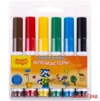 Фломастеры "Приключения Енота", 6 цветов