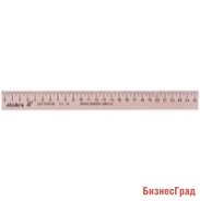 Линейка деревянная, 25 см