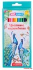 Карандаши "Птицы", 12 цветов, заточенные