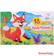 Пластилин "ArtSpace", 18 цветов, со стеком, 270 грамм