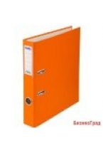 Папка-регистратор "OfficeSpace", А4+, 50 мм, бумвинил, оранжевая