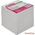 Блок-кубик для записей на склейке "Эконом", 9х9х9 см, белый