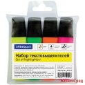Набор текстовыделителей, 4 цвета, 1-5 мм