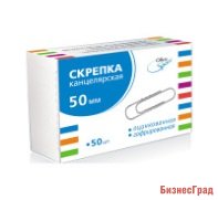 Скрепки оцинкованные гофрированные 50 мм, 50 штук