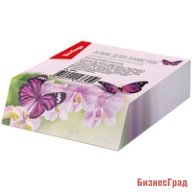 Блок для записи "Бабочки", декоративный, на склейке