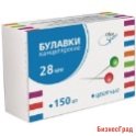 Булавки офисные, 28 мм, 150 штук