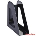 Лоток для бумаг вертикальный "Фаворит", черный