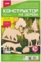 Конструктор из дерева "Лесные животные. Набор №1"