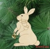 Сувенир-подвеска для раскрашивания "Заяц", 60x100 мм