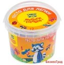 Тесто для лепки "Енот в деревне", 12 цветов