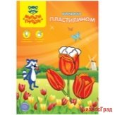 Цветы. Раскраска пластилином
