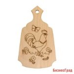 Доска для выжигания и росписи Mr. Carving "Петух", арт. ВД-324, 18х11 см