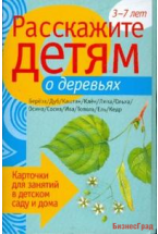 Расскажите детям о деревьях. Набор карточек с описаниями и материалом для педагога