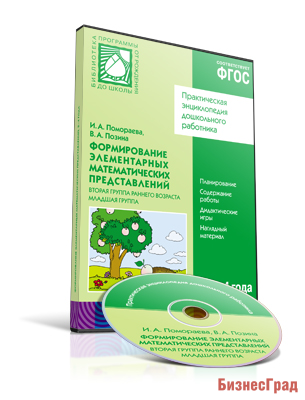 CD. ФГОС Формирование элементарных математических представлений. (2-4 года). Вторая группа раннего возраста, младшая группа