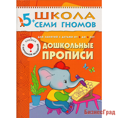ШСГ Шестой год обучения. Дошкольные прописи