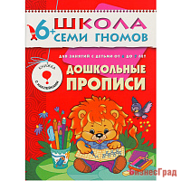 ШСГ Седьмой год обучения. Дошкольные прописи