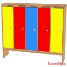 Шкаф для одежды 5-ти секционный с нишей (цвет)