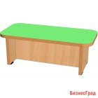 Банкетка для шкафа с нишей 2-х секционного (цвет)