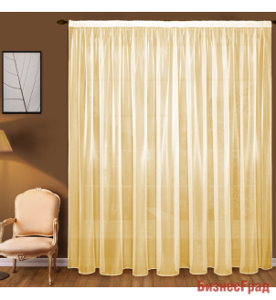 ГОТОВЫЙ ТЮЛЬ ЦВЕТ БЕЖЕВЫЙ, МАТОВАЯ