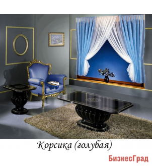 ШТОРЫ "КОРСИКА"ГОЛУБОЙ