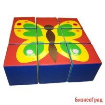 «Кубики «Сложи аппликацию» (90*90*30 см.)