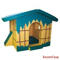 "Домик "Джунгли" с креплениями (мягкое дно -мат)